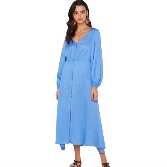 Free People Later Days Button Front Dress Size 0 - Picture 1 of 15
